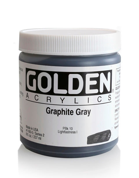 Golden Heavy Body Acrylic Paint Graphite Gray 237ml