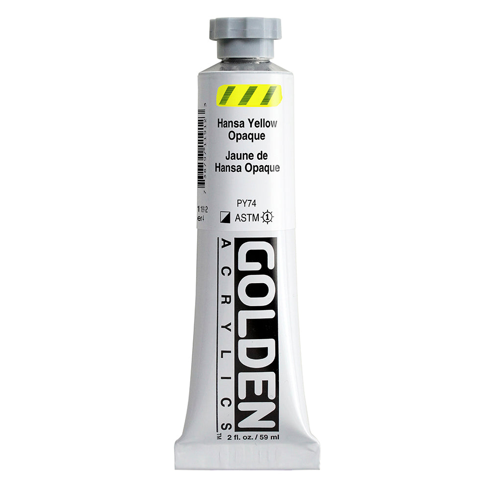 Golden Heavy Body Acrylic Paint Hansa Yellow Opaque
