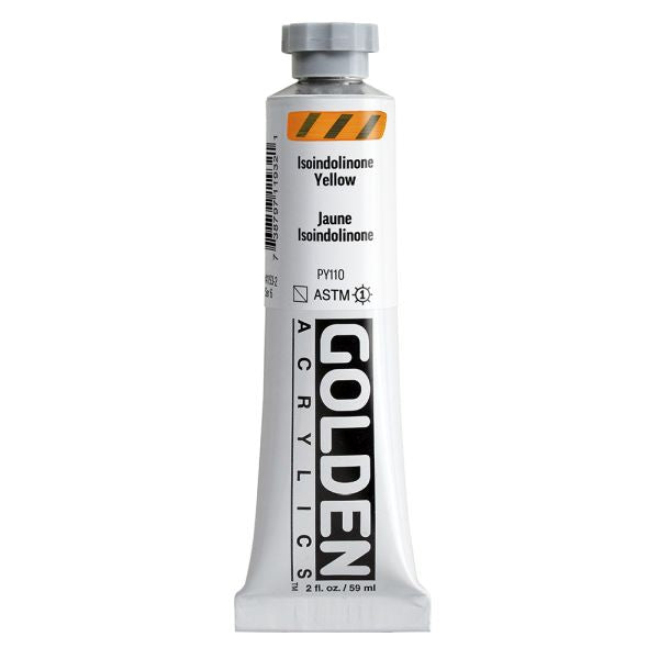 Golden Heavy Body Acrylic Paint Isoindolinone Yellow 59ml