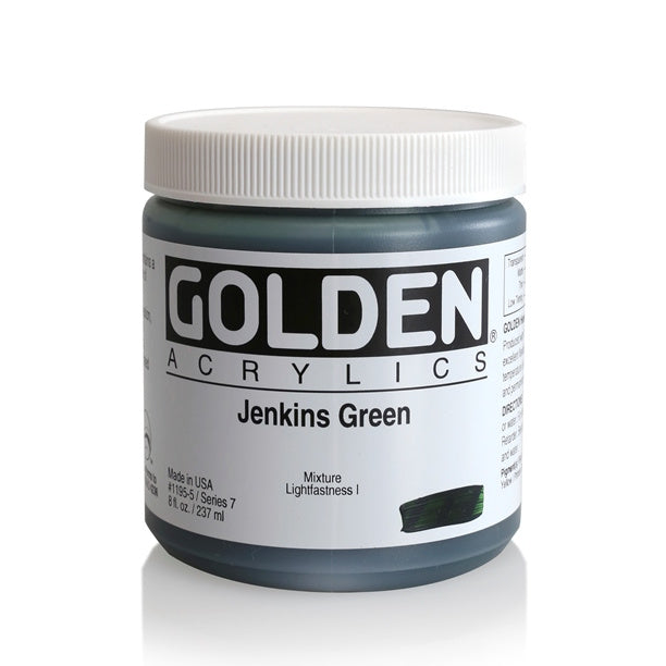 Golden Heavy Body Acrylic Paint Jenkins Green