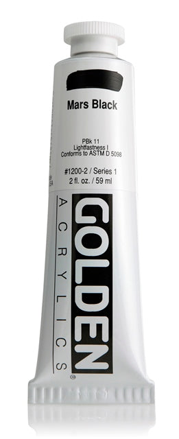 Golden Heavy Body Acrylic Paint Mars Black 59ml