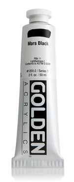 Golden Heavy Body Acrylic Paint Mars Black 59ml
