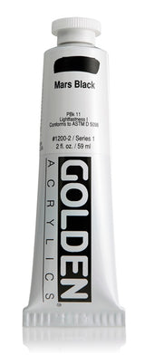 Golden Heavy Body Acrylic Paint Mars Black 59ml