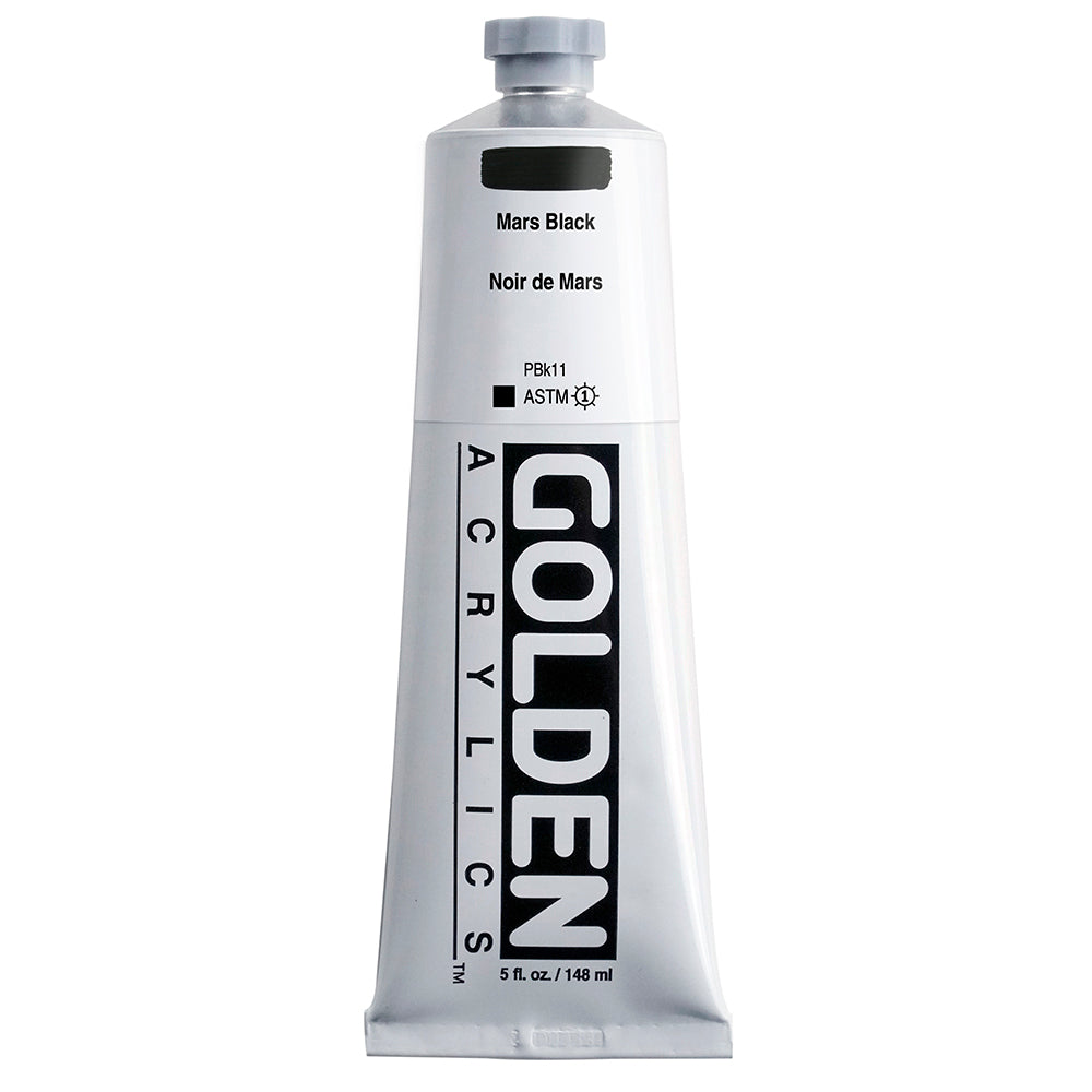 Golden Heavy Body Acrylic Paint Mars Black