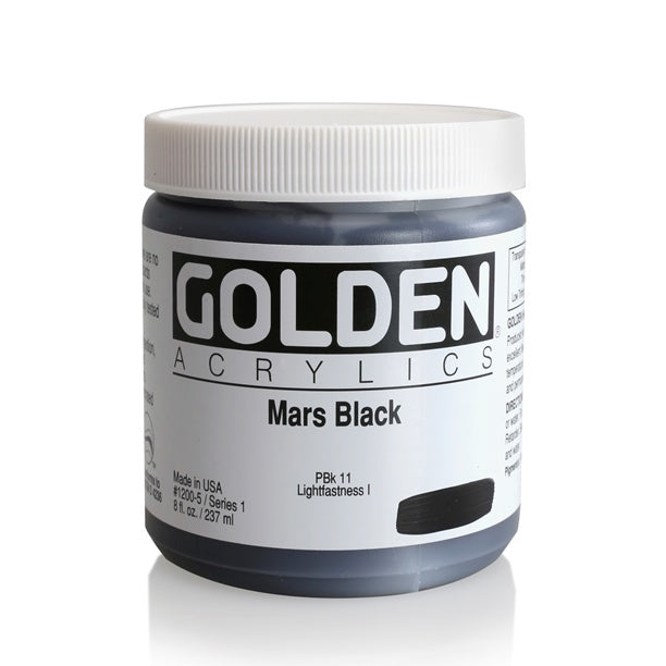 Golden Heavy Body Acrylic Paint Mars Black