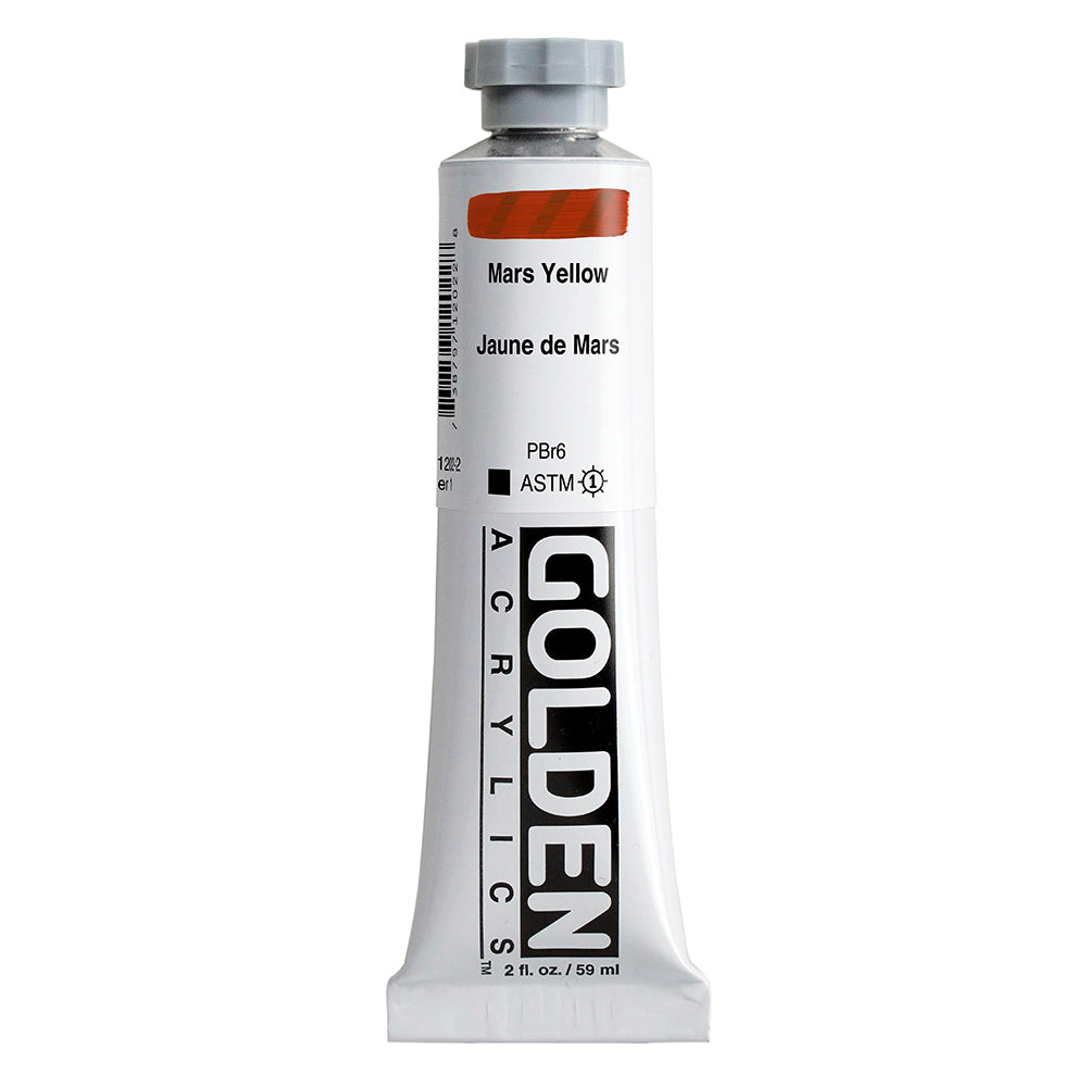 Golden Heavy Body Acrylic Paint Mars Yellow