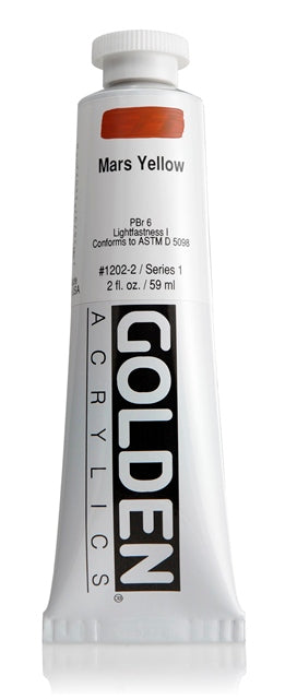 Golden Heavy Body Acrylic Paint Mars Yellow 59ml