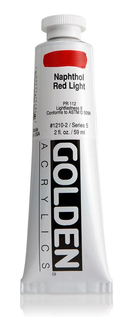 Golden Heavy Body Acrylic Paint Naphthol Red Light 59ml
