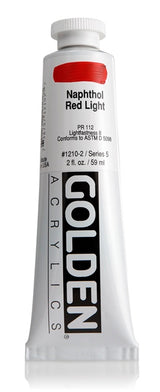 Golden Heavy Body Acrylic Paint Naphthol Red Light 59ml