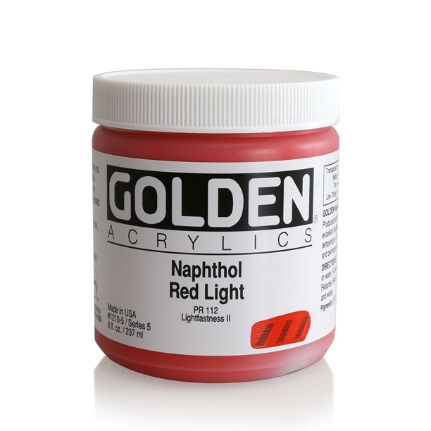 Golden Heavy Body Acrylic Paint Naphthol Red Light