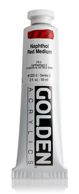 Golden Heavy Body Acrylic Paint Naphthol Red Medium 59ml