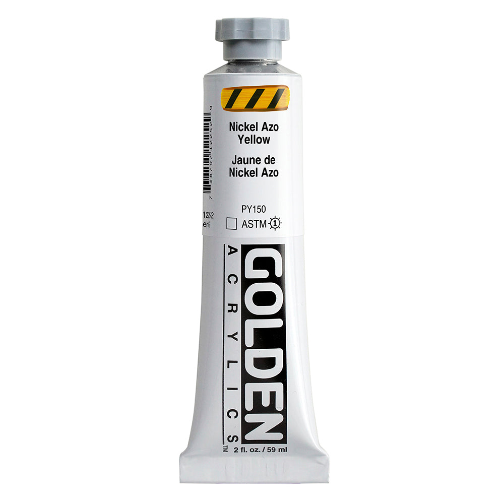 Golden Heavy Body Acrylic Paint Nickel Azo Yellow