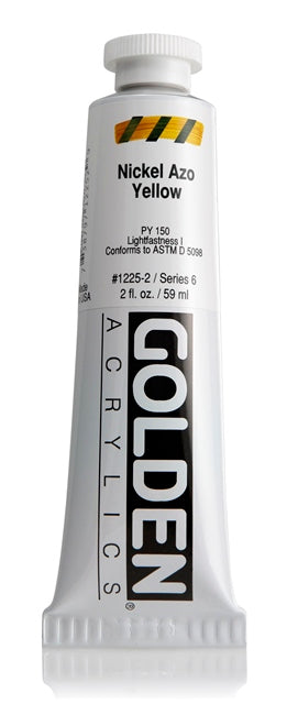 Golden Heavy Body Acrylic Paint Nickel Azo Yellow 59ml