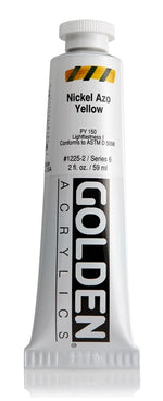 Golden Heavy Body Acrylic Paint Nickel Azo Yellow 59ml