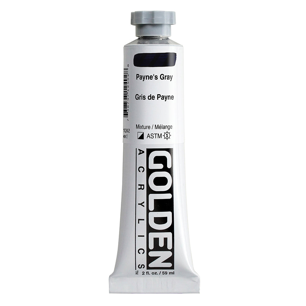 Golden Heavy Body Acrylic Paint Payne's Gray
