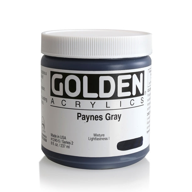 Golden Heavy Body Acrylic Paint Payne's Gray