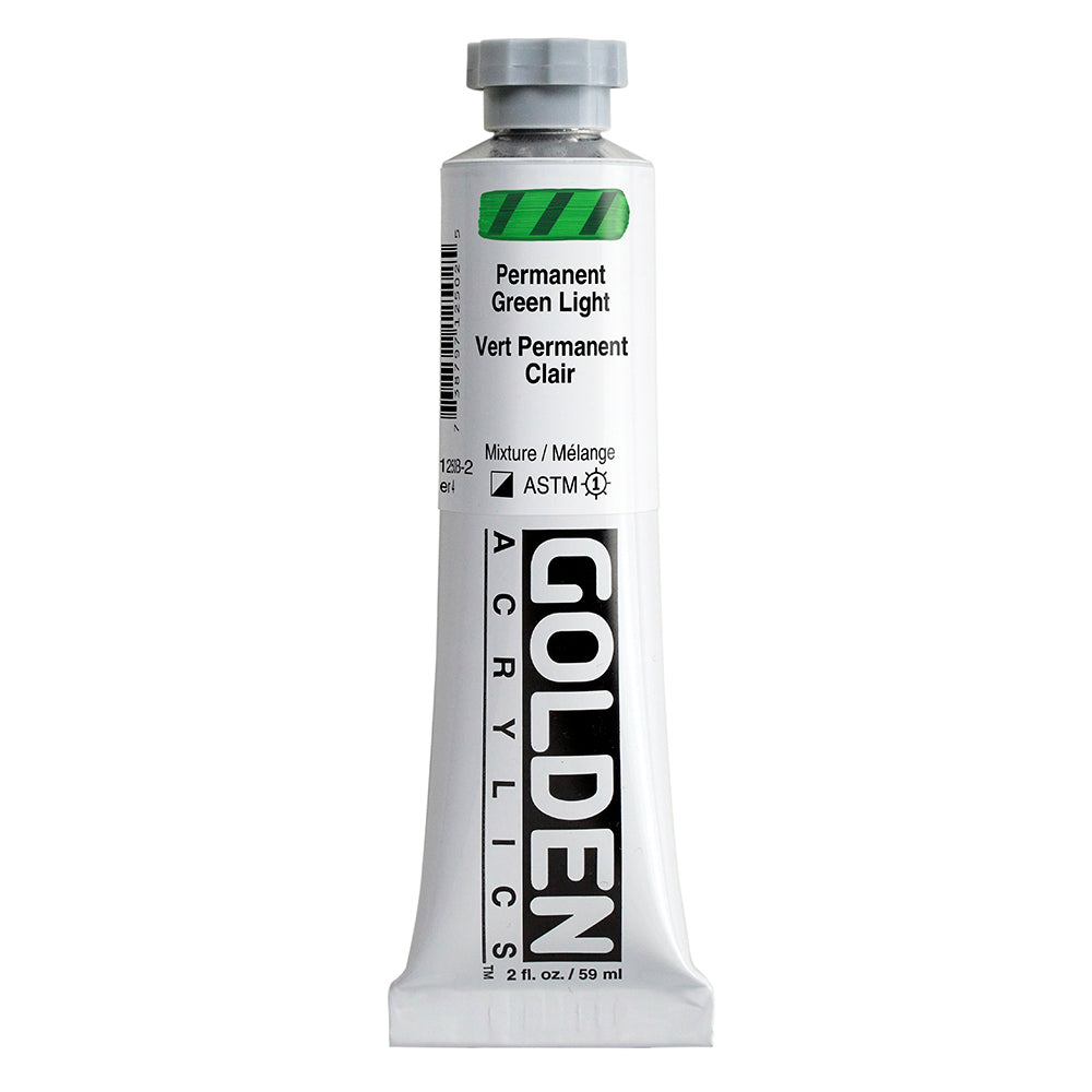 Golden Heavy Body Acrylic Paint Permanent Green Light