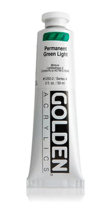 Golden Heavy Body Acrylic Paint Permanent Green Light 59ml