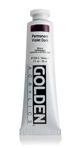 Golden Heavy Body Acrylic Paint Permanent Violet Dark 59ml