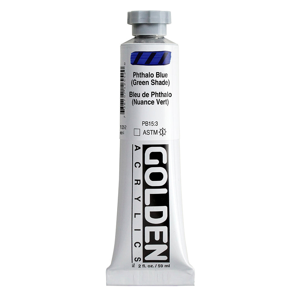 Golden Heavy Body Acrylic Paint Phthalo Blue (Green Shade)