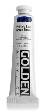 Golden Heavy Body Acrylic Paint Phthalo Blue (Green Shade) 59ml