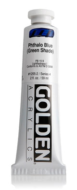 Golden Heavy Body Acrylic Paint Phthalo Blue (Green Shade) 59ml