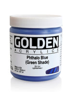 Golden Heavy Body Acrylic Paint Phthalo Blue (Green Shade) 237ml