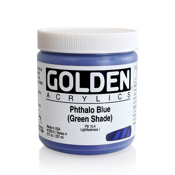Golden Heavy Body Acrylic Paint Phthalo Blue (Green Shade)