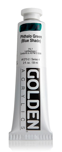 Golden Heavy Body Acrylic Paint Phthalo Green (Blue Shade) 59ml