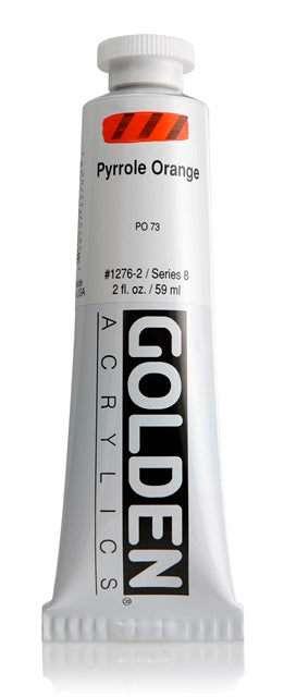 Golden Heavy Body Acrylic Paint Pyrrole Orange 59ml