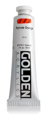 Golden Heavy Body Acrylic Paint Pyrrole Orange 59ml