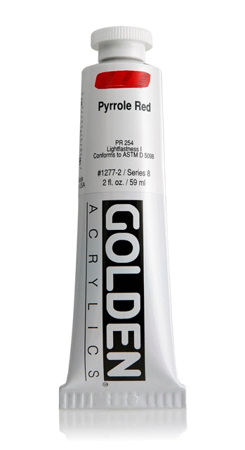 Golden Heavy Body Acrylic Paint Pyrrole Red 59ml