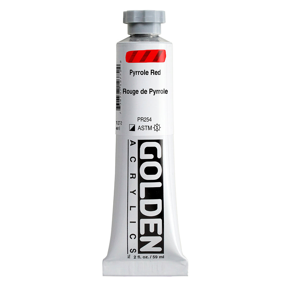 Golden Heavy Body Acrylic Paint Pyrrole Red