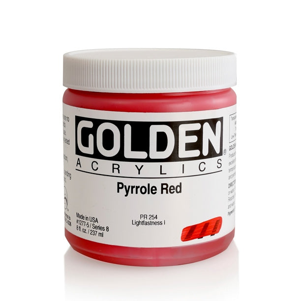 Golden Heavy Body Acrylic Paint Pyrrole Red
