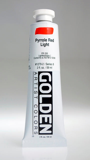Golden Heavy Body Acrylic Paint Pyrrole Red Light 59ml
