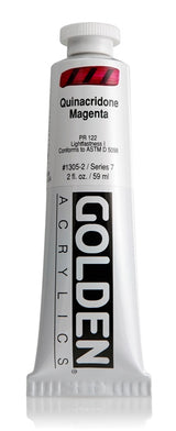 Golden Heavy Body Acrylic Paint Quinacridone Magenta 59ml