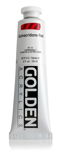 Golden Heavy Body Acrylic Paint Quinacridone Red 59ml