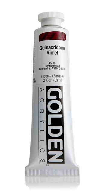 Golden Heavy Body Acrylic Paint Quinacridone Violet 59ml
