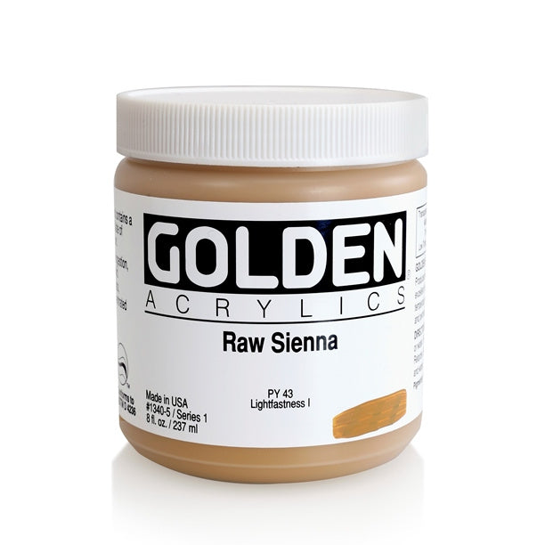 Golden Heavy Body Acrylic Paint Raw Sienna
