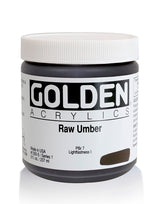 Golden Heavy Body Acrylic Paint Raw Umber 237ml