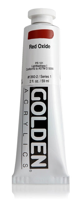 Golden Heavy Body Acrylic Paint Red Oxide 59ml