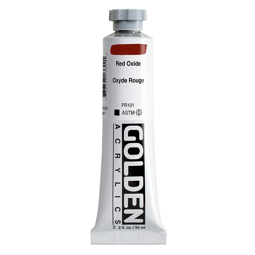 Golden Heavy Body Acrylic Paint Red Oxide