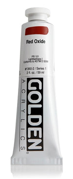 Golden Heavy Body Acrylic Paint Red Oxide 59ml