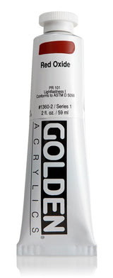 Golden Heavy Body Acrylic Paint Red Oxide 59ml