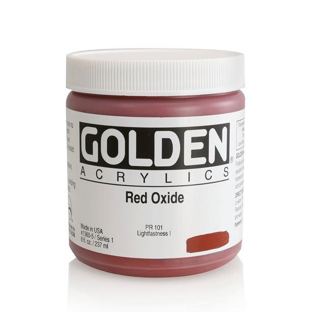 Golden Heavy Body Acrylic Paint Red Oxide