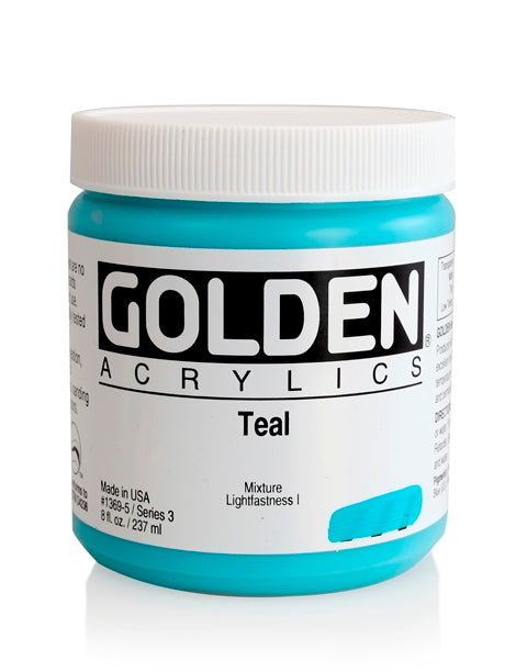 Golden Heavy Body Acrylic Paint Teal 237ml
