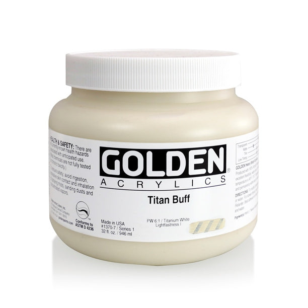 Golden Heavy Body Acrylic Paint Titan Buff