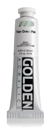 Golden Heavy Body Acrylic Paint Titan Green Pale 59ml