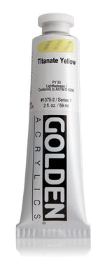 Golden Heavy Body Acrylic Paint Titanate Yellow 59ml