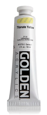 Golden Heavy Body Acrylic Paint Titanate Yellow 59ml